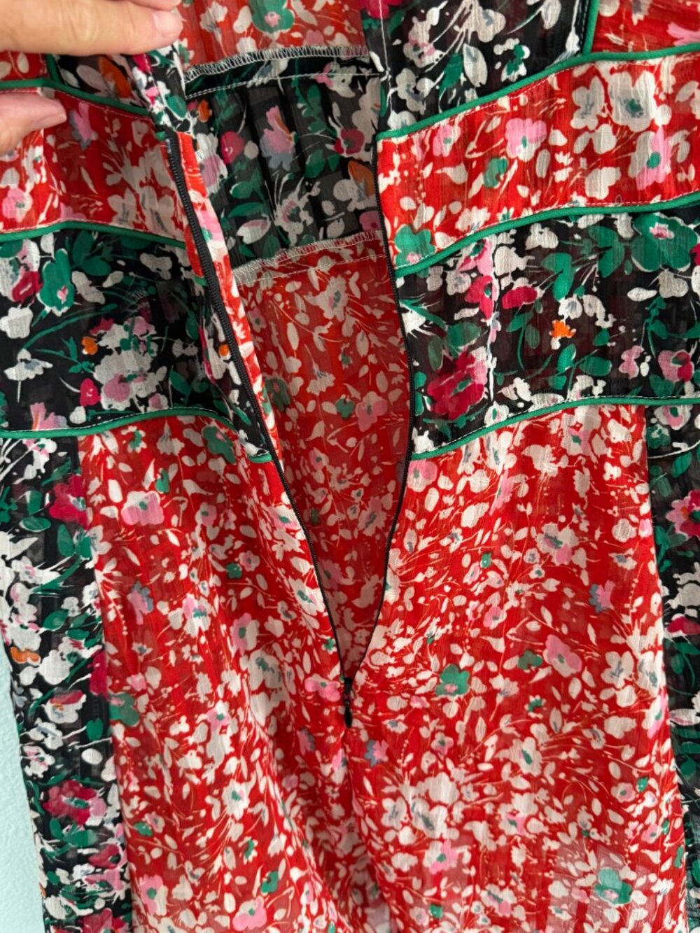 ASOS DESIGN Mixed Print Dress Size 8 - Picture 11 of 15